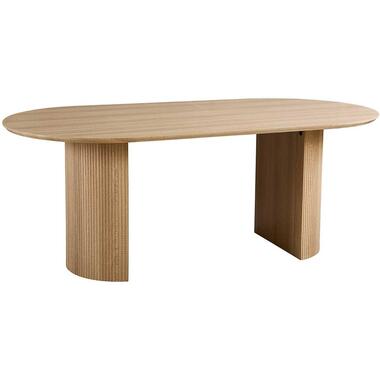Ovale eettafel Lagos - 200x100x76cm - eikdecor