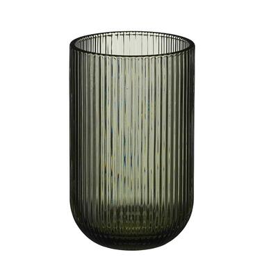 Mica Decorations Merlot drinkglas grijs - h13xd8cm