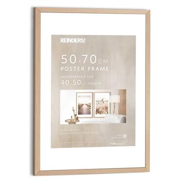 Wissellijst hout Poster 50x70 beuken - 50 x 70 - Beuken