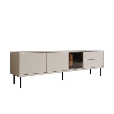 Meubella - Estrella - TV-Meubel - Beige - 194x41x56 cm