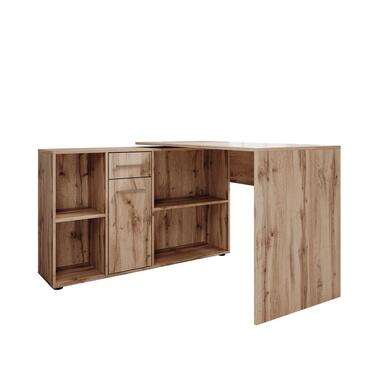 Meubella - Elixir - Bureau - Eiken - 121x120x75 cm