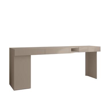 Meubella - Whenua 2 - Bureau links - Beige - 211x55x79 cm