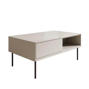 Meubella - Estrella - Salontafel - Beige - 110x67x48 cm