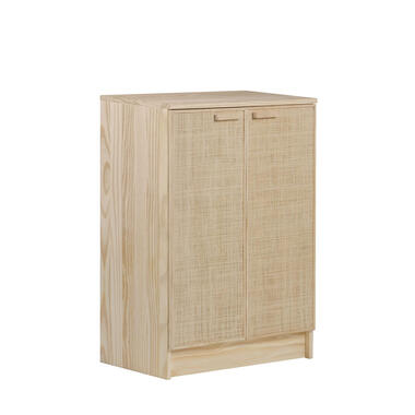 Astigarraga Wandkast Aura - 65x36x96cm - grenen en raffia