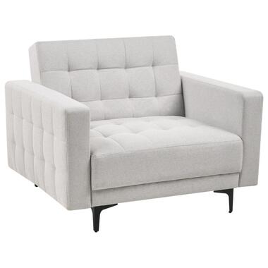 ABERDEEN - Fauteuil - Lichtgrijs - Stof