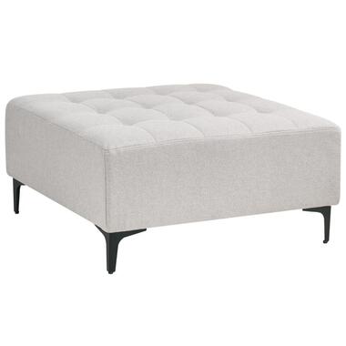 ABERDEEN - Ottomaan - Lichtgrijs - Stof