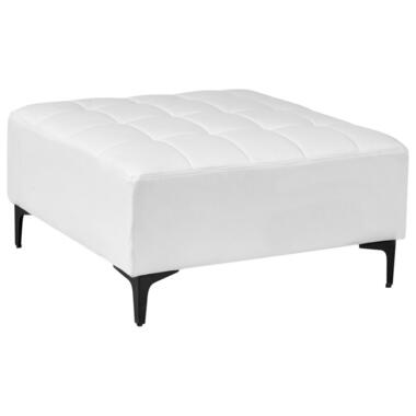 ABERDEEN - Ottomaan - Wit - Kunstleer