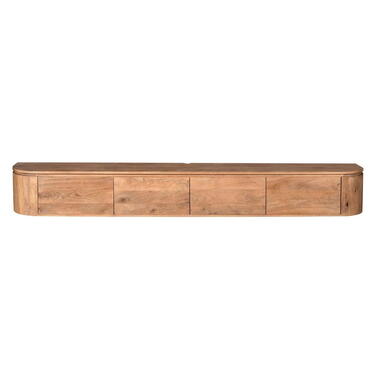 Tv-meubel Naturel Hout - 200x35x30cm - Excellent