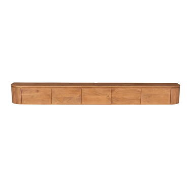 Tv meubel Naturel Hout 280x35x30cm Excellent