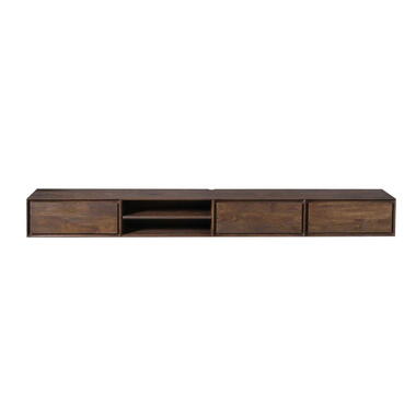 Tv-meubel Zwevend Bruin Hout - 240x35x30cm - Ambiance