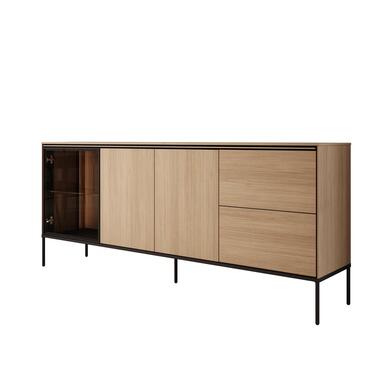 Meubella - Vicious - Dressoir met LED - Eiken - 201x41x85 cm