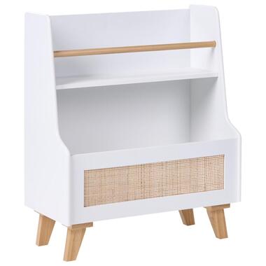 JACKIT - Boekenkast met 2 planken - Wit - MDF