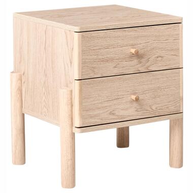 COLLINS - Nachtkastje - Lichtbruin - Vezelplaat