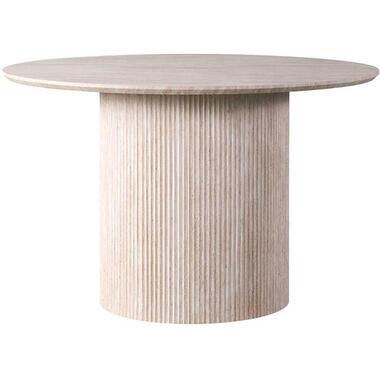 Ronde eettafel Lagos - Ø120x76cm - travertin