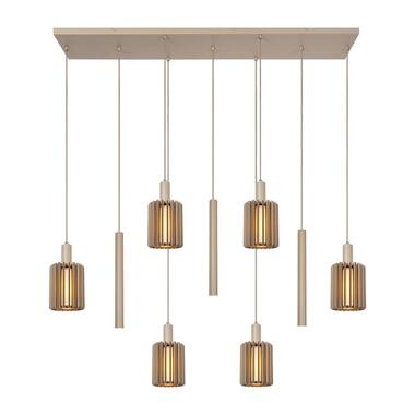 Lucide LAMBRES Hanglamp - Taupe