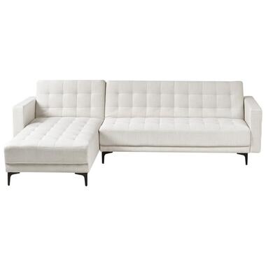 ABERDEEN - Hoekbank - Off-white - Rechtszijdig - Stof