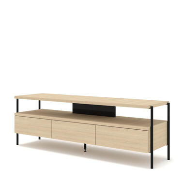 TV-meubel PUFFIN 154 cm 3S naturel eiken