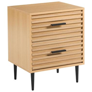 KEITH - Nachtkastje - Lichtbruin - MDF