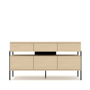 Dressoir PUFFIN 154 cm 3D3S naturel eiken