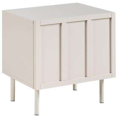 CLUNES - Nachtkastje - Lichtbeige - MDF