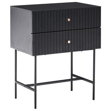 COVENTRY - Nachtkastje - Zwart/Goud - MDF