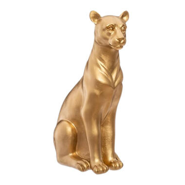 Atmosphera Beeldje Panter Palma - 23 cm - polyresin - goud