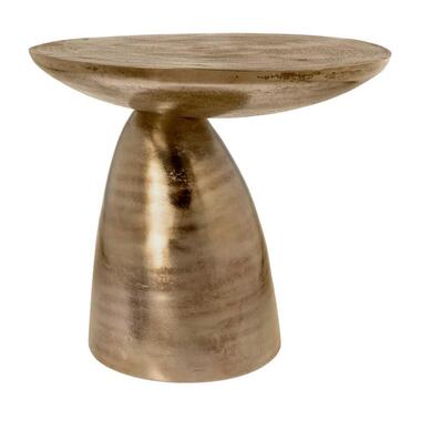 StarFurn - Ovale bijzettafel Jarah - 55 cm - koper/goud