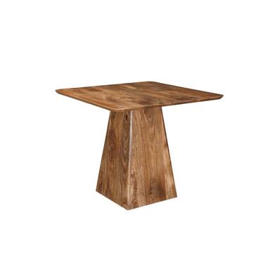 Mangohoutonline - Eettafel Nova Vierkant 90x90cm Vierkant - Bruin - Mahom
