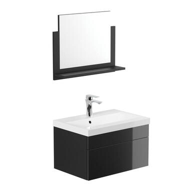 HOME DELUXE Badkamermeubels WANGEROOGE Zwart M