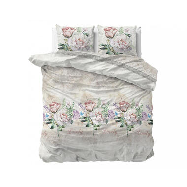 Dekbedovertrek Lovely Flower 200x220 Zacht Ademend Incl. 2 Kussenslopen