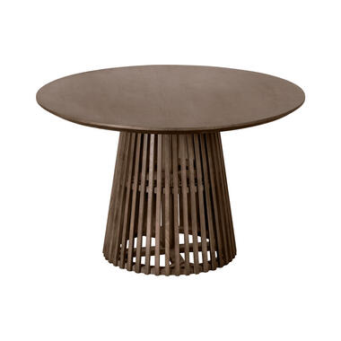 Lewis & Loft Eettafel Levi - Rond - Ø120 cm - Bruin