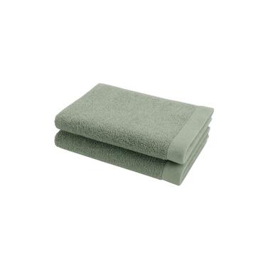 Ten Cate Gastendoekjes - Handdoeken set - 30x50 cm - 6 stuks - Seagrass Groen