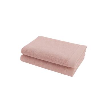 Ten Cate Gastendoekjes - Handdoeken set - 30x50 cm - 6 stuks - Blush