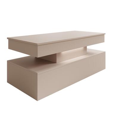 Meubella - Galan - Salontafel - Beige - 120x55x50 cm