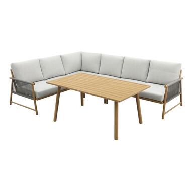 GI Bahama lounge-/diningset - Valley Sand/Teak look