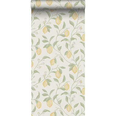 Sanders & Sanders behang fruit groen en geel - 53 cm x 10 m