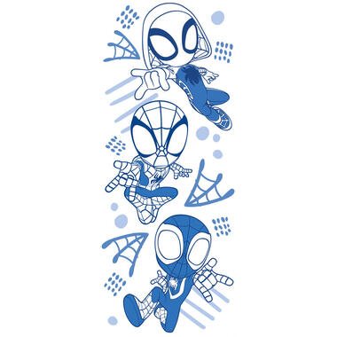 Komar fotobehang Spider-Man blauw - 100 x 250 cm