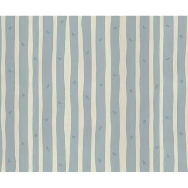 Komar fotobehang vogels vergrijsd blauw - 250 x 300 cm