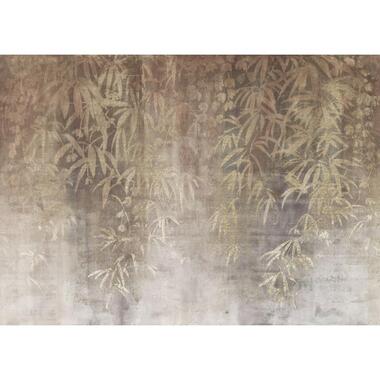 Komar fotobehang bladmotief bruin - 250 x 350 cm