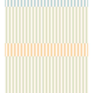 ESTAhome fotobehang strepen groen, geel en blauw - 2.5 x 2.79 m