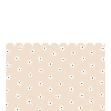 ESTAhome fotobehang madeliefjes beige - 2.5 x 2.79 m