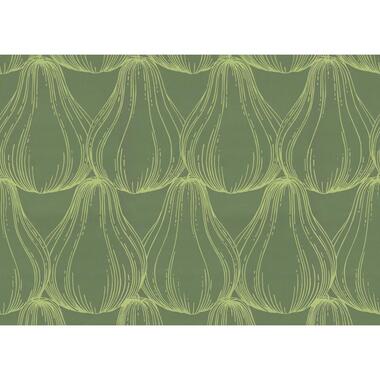 Komar fotobehang grafisch motief groen - 250 x 350 cm