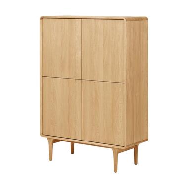 Artichok Mels Eikenhouten Kledingkast Naturel - 180 x 45 cm