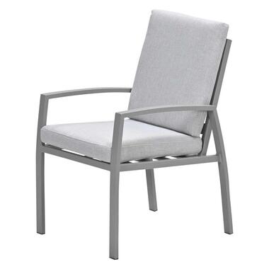 Vasano aluminium dining tuinstoel - taupe