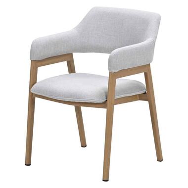 Selina dining tuinstoel - light teak look frame - all weather