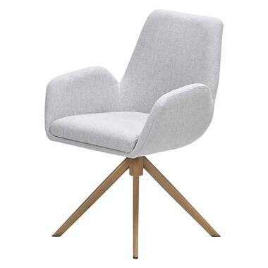 Acate draaibare tuinstoel - light teak look frame -all weather