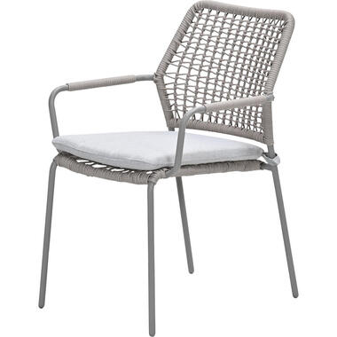 Swifty - Rope dining tuinstoel - taupe/zand - valley sand