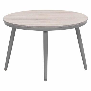 Margriet loungetafel rond- Ø70xH45 cm - taupe