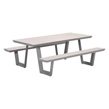 Bell aluminium picknick set - 200x178 cm - taupe