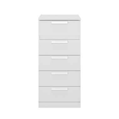 CYRUS Cyrus ladekast met 5 laden - Donker hout - 45x48x105 cm